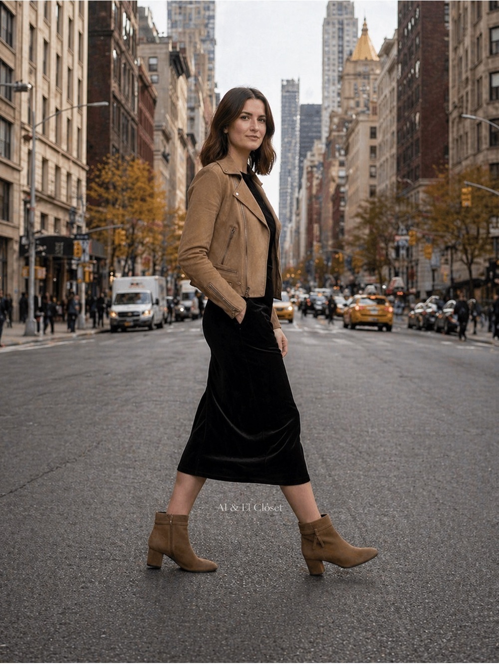 Kate Spade New York Knott Mid Boot Tan Suede Ankle Boots Women’s US 9.5B NWB - Picture 2 of 12